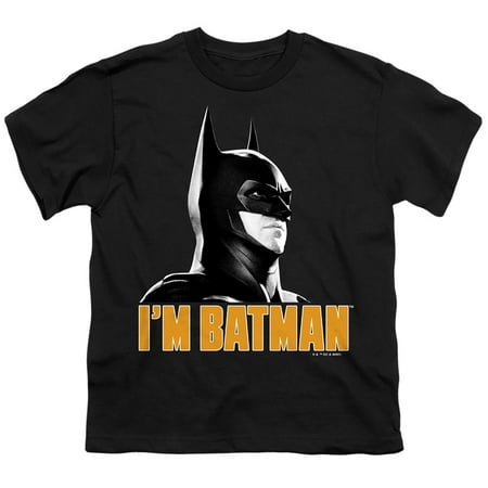 The Flash Movie Batman Portait I'm Batman Unisex Youth T Shirt