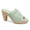 Light Green, variant on Women Platform Chunky Heel Sandals Braided Open Toe Slip On Wide Band Wooden Block Mules Shoes Size 8 Light Green