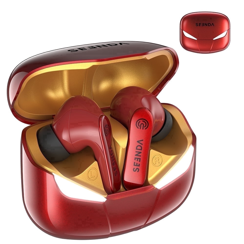 Seenda Wireless Earbuds Bluetooth , Tws Headphones with Charging Case, IPX5 Waterproof, Fast Type-C Charging for Gaming,Music,Sports