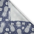 thumbnail image 5 of Ambesonne Fruits Grommet Curtain, Pineapple Floral Vintage, 50" x 120", Lavender White, 5 of 6
