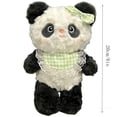 thumbnail image 2 of Moocorvic Panda Plush, 8" Cute Green Stuff Dolls, Soft Panda Stuffed Animal Plushies Table Doll Decoration, Birthday Gift, 2 of 4