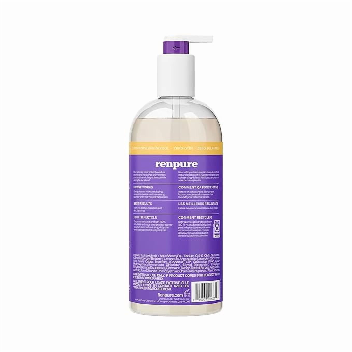 2 Pack - Renpure Lavender & Honey Body Wash - 24 oz