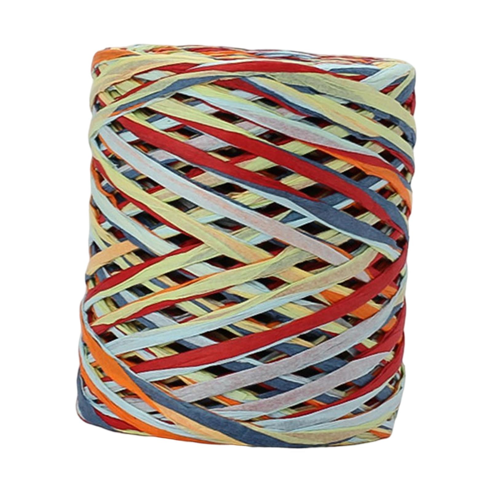 Colored Paper String Raffia Ribbon, Raffia Twine Strings for Valentine