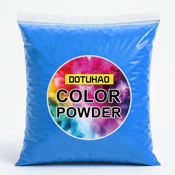 Gender Reveal Powder - 1LB Blue Color Powder, Colors Run Powders, Colosr Toss, and Car Burnout, Holi Festival - Perfect Gender Reveal Powders (Blue,1 LB)