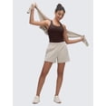 thumbnail image 4 of Musculosa CRZ YOGA Butterluxe Racerback Marrón XS, 4 of 5