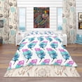 thumbnail image 2 of Designart 'Hand Drawn Feathers Isolated on Background' Southwestern Duvet Cover Set, 2 of 4