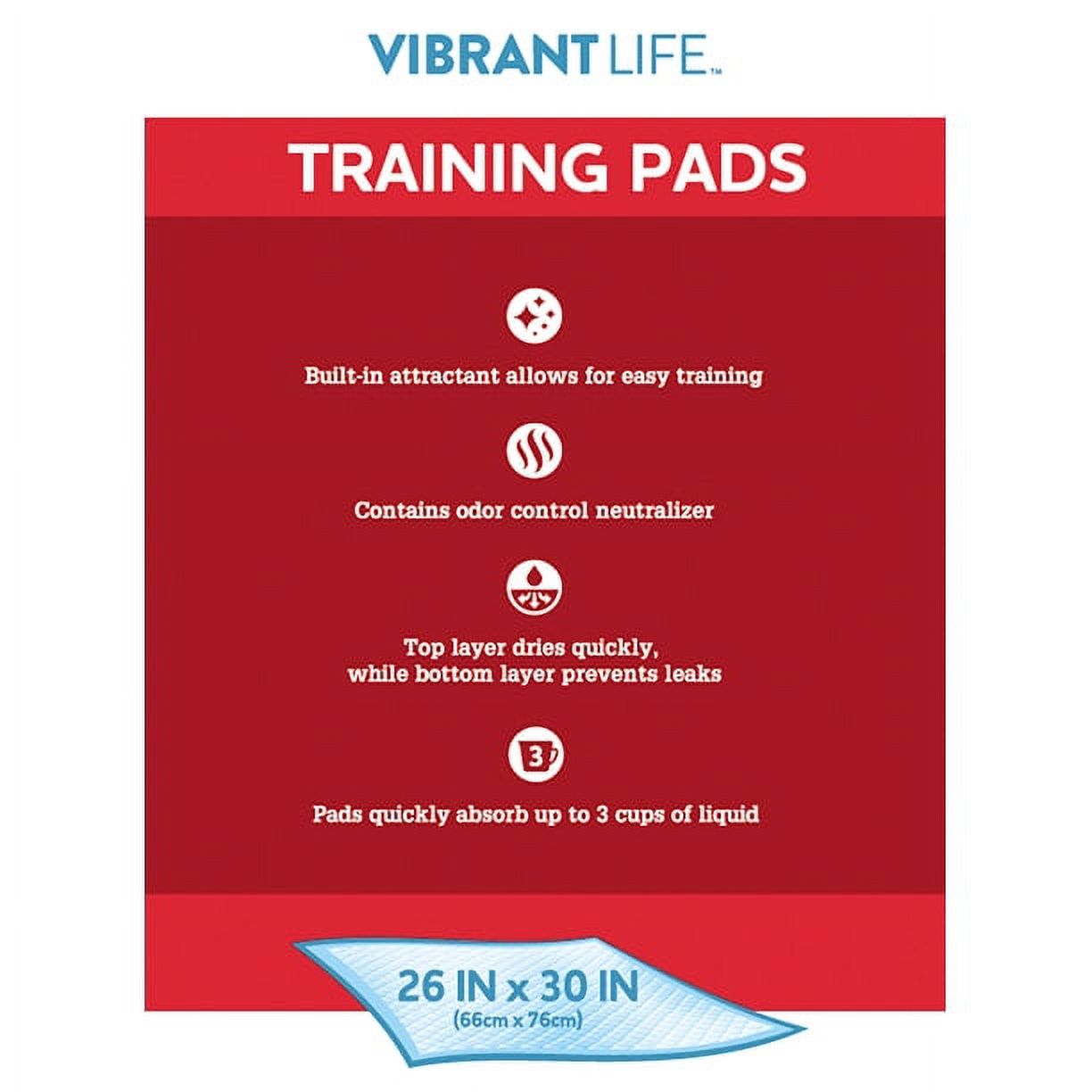 Vibrant Life XL Training Pads, 75 Count photo 4