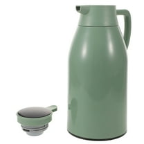 FELTECHELECTR  Thermal Coffee Carafe Outdoor Large for Hot Drinks Travel Office Green