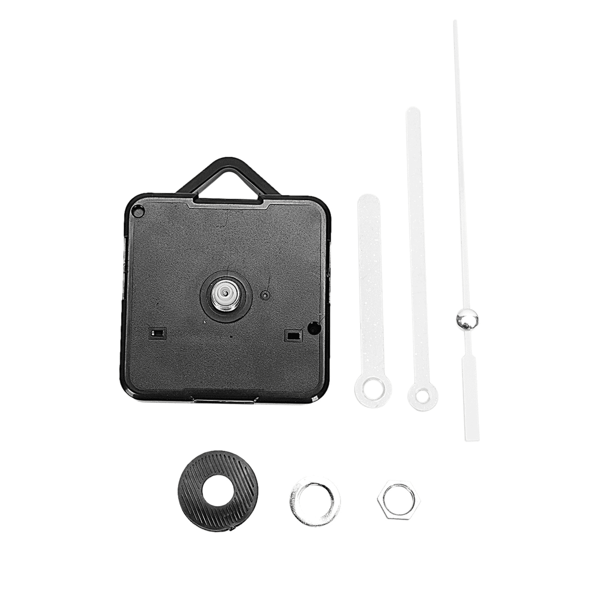 20 Pack Wall Clock Repair Parts Pendulum Movement Mechanism Quartz Clock Motor with Hands & Fittings Kit(Black+White)