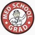 thumbnail image 2 of CafePress - Med School Grad (Male) Magnet - 2.25" Round Magnet, Refrigerator Magnet, Button Magnet Style, 2 of 4