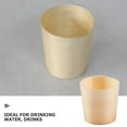 thumbnail image 2 of 50 vasos de madera desechables, tazas de madera, vasos para bebidas, vasos para servir postres, vajilla para fiestas temáticas, festivales y aperitivos, 2 of 8