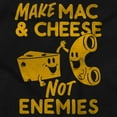 thumbnail image 2 of Funny Mac and Cheese Not Enemies Joke Unisex Plus Fleece Graphic Hoodie Brisco Brands 4X, 2 of 5