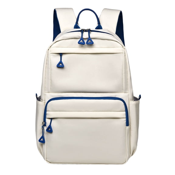 Multi Compartment Flap Backpack Adjustable Side Buckle Waterproof Large Capacity Elementary Teen Back To School Bookbag