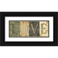 thumbnail image 1 of Lewis, Kim 32x15 Black Ornate Wood Framed with Double Matting Museum Art Print Titled - Love, 1 of 4