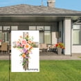 thumbnail image 3 of Amhnf Floral Cross Garden Flag For Home Outdoor Garden Yard Decor 12x18 inch, 3 of 5