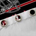 thumbnail image 4 of jejeloiu Boys Ball Game Black Out Curtains,American Rugby Sport Curtains Pack of 2 (42x63 Each),Black Football Helmet Bedroom Curtains For Boys Kids,Microfiber Bedroom Decor, 4 of 6