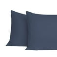 thumbnail image 3 of Johnson Home 500 TC Liquid Cotton Pillowcases King Vintage Indigo, 3 of 4