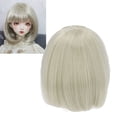thumbnail image 2 of Doll ,  Effect BJD Hair Easy Styling Durable Straight Bang  For Present, 2 of 7
