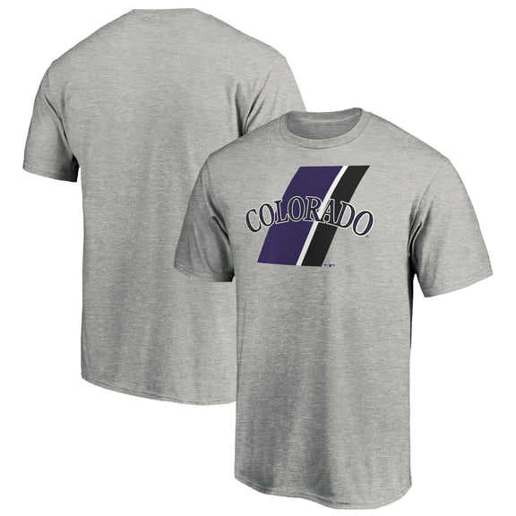 Men's Heathered Gray Colorado Rockies Team Prep T-Shirt