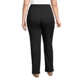 thumbnail image 2 of Lands' End Women's Plus Size Sport Knit High Rise Pants, 2 of 5