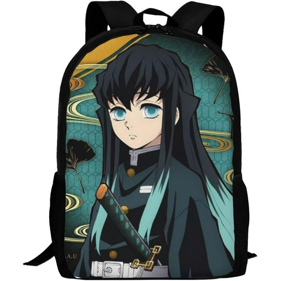 Muichiro Tokito Backpack,3d Print Laptop Backpack Lightweight Casual Daypack Bookbag 16.5 In, 17 Inch