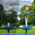 thumbnail image 3 of Solar Fountain, Upgraded with , Solar Powered Fountain Water Pump, Free Standing Floating Solar, 3 of 5