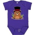 thumbnail image 3 of Inktastic Groundhog Day with Groundhog in Top Hat Boys or Girls Baby Bodysuit, 3 of 5