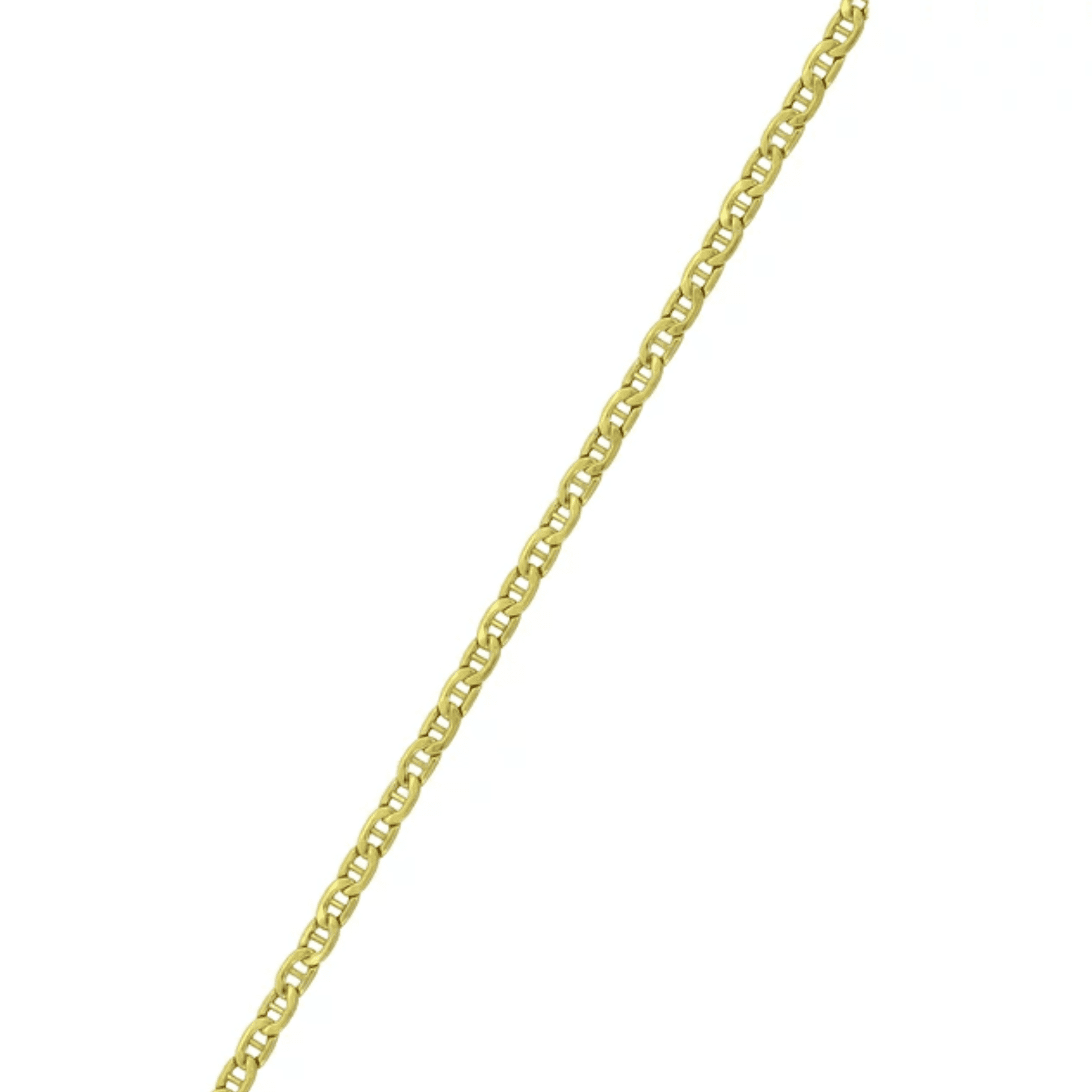 Brilliance Fine Jewelry 10K Yellow Gold Mariner Chain Necklace, 20"