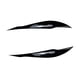 thumbnail image 1 of 2 embellecedores para párpados de faros delanteros de BMW Serie 3 F30 F31 318i 320i Negro brillante, 1 of 8
