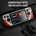 thumbnail image 2 of Protective Case for Steam Deck - Game Console Accessory with Stand Function-Blue White, 2 of 9