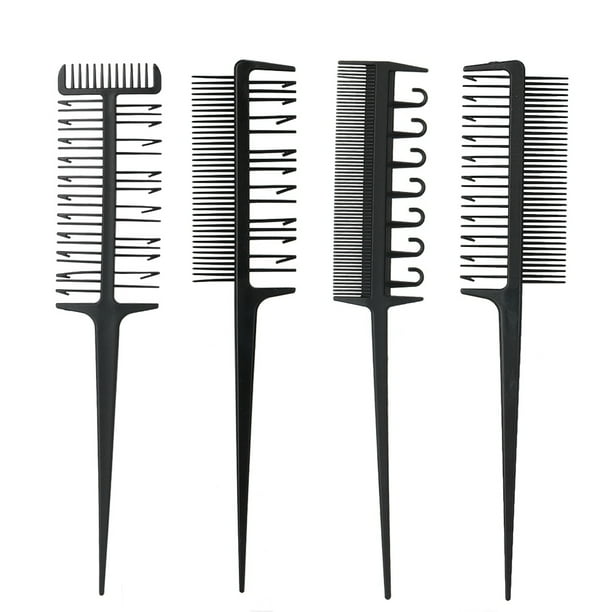 Peine para teñir el cabello, juego de peine de peluquería profesional, peine para resaltar, peine para peinar, rendimiento probado