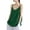 Green, variant on Women Sleeveless Sling Top Fashion Solid Color Casual Tee Shirt, XXXL, Green