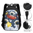 thumbnail image 3 of Balery Astronaut And Space Mochila con carga USB para hombre y mujer - Mochila impermeable y antirrobo para laptop con puerto USB para viajes, trabajo, 3 of 7