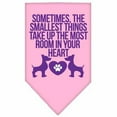 thumbnail image 3 of Pet and Dog Bandana Screen Printed, "Sometimes, The Smallest Things Take Up The Most Room In Your Heart", 3 of 10