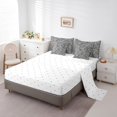 thumbnail image 3 of Erosebridal Abstract Black and White Bedding Queen Size, Zebra Printed Comforter Sets with Sheets, Animal Room Decor Ultra Soft 7-Piece, 3 of 5