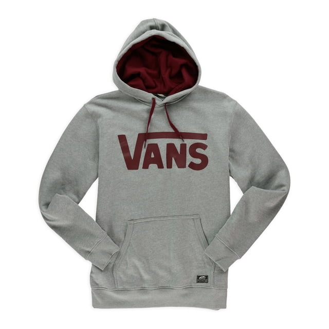 Vans Classic Logo Sudadera con Capucha para Hombre, Gris, X-Large Vans Sudadera