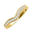 thumbnail image 3 of Mauli Jewels Rings for Women 0.20 Carat Engagement Wedding Band 4-prong 14K Solid Yellow Gold, 3 of 5