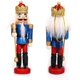 thumbnail image 3 of JM Adornos navideños de cascanueces 6 piezas Adornos navideños de cascanueces, Figuras de cascanueces con purpurina para adornos de árboles de Navidad Regalo de cumpleaños Fiesta en casa Decoraciones navideñas JM ER, 3 of 5
