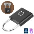 thumbnail image 4 of USB Rechargeable Fingerprint Padlock, Security LED Lock Smart Cabinet Lock Keyless Padlock, Electronic Padlock for Backpack Luggage Cabinet Anti-theft Silver,Black, 4 of 7