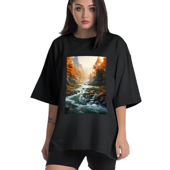 Plus Size Shirt for Women Black Tops for Women Short Sleeves Shirt for Women Rivers T Shirt Crewneck Shirt for Women XS