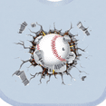 thumbnail image 4 of Inktastic Baseball Breakthrough Boys or Girls Baby Bib, 4 of 4