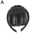 thumbnail image 3 of Pièce d'Élastique pour Perruque de Mode avec Frange avant, Postiche en Fibre Synthétique Résistante à la Chaleur pour le Front pour Femmes, Style Naturel et Enfilage Facile, Largeur de 13,5 cm, 3 of 8