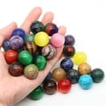 thumbnail image 4 of Bolas redondas de cristales naturales de 20 mm, amatista, cuarzo, piedra no porosa, esferas de piedras preciosas para hacer collares, pulseras y joyas, 4 of 5