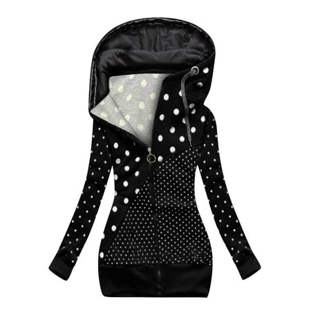 

Outdoor Jackets Drawstring Women s Slim Hooded Stitching Fashion Solid Coat Jacket Womens Fleece Scrub Jacket