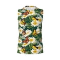 thumbnail image 6 of Picia Sunflowers And Butterflies mens Cotton Tank Undershirts , Moisture-wicking Ribbed Tanks, Lightweight Cotton Tank Undershirts-Small, 6 of 8