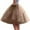 Khaki, variant on Ediodpoh Carnival Women's Skirts 4 Layer 60Cm Mesh Half Skirt with Patchwork Design Tutu Puffy Skirt Ballet Skirt Red One Size