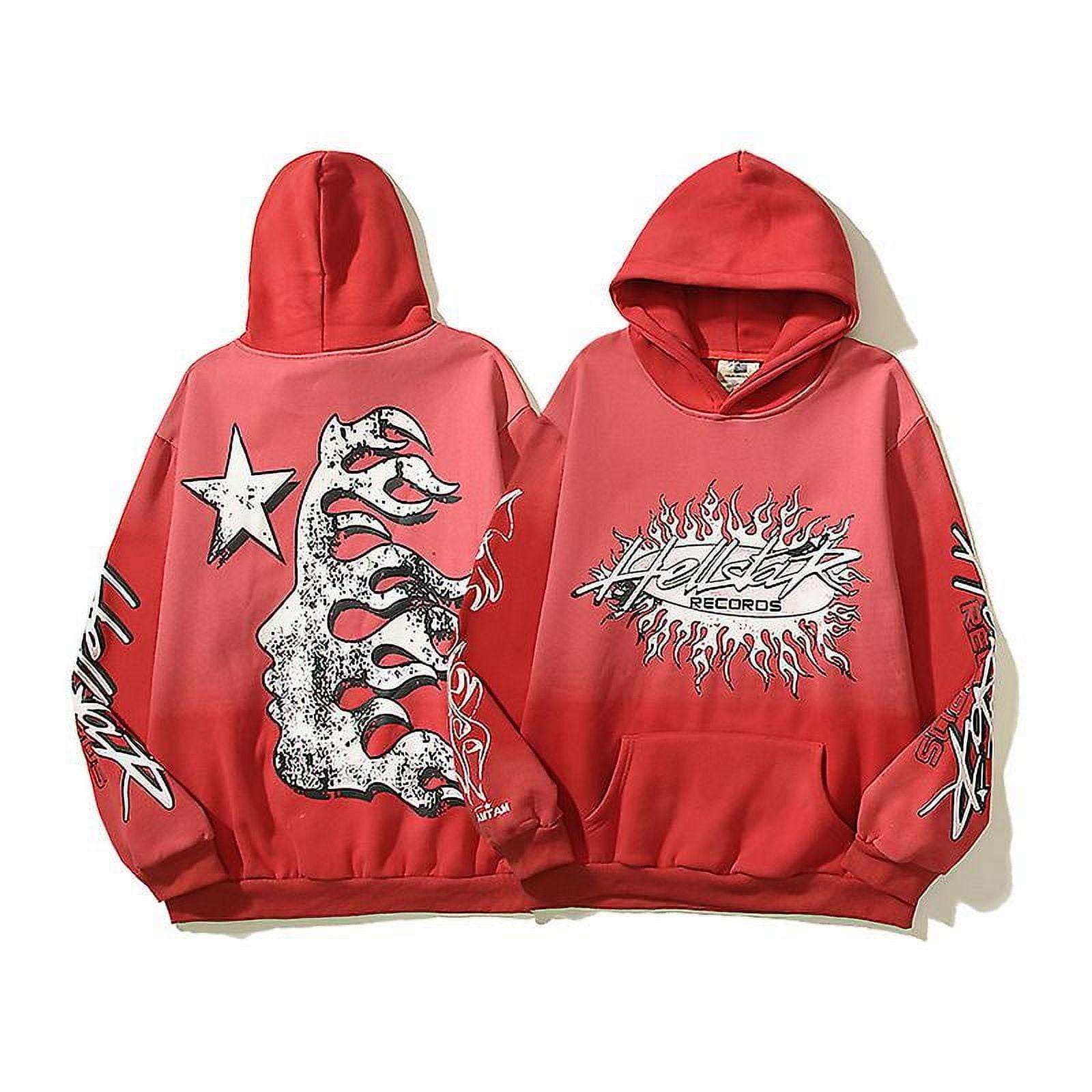 Jacket Hellstar Brainwashed Hoodie Retro Mud Dye Hooded Flocking