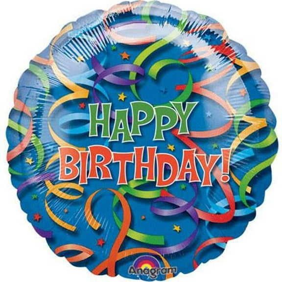 Loftus International A1-255901 32 in. Celebrations Streamers Balloon