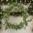 thumbnail image 7 of Artificial Christmas Garland Faux Spruce Evergreen Garland With LED Lights Red Ornaments And Stars Lighted Perfect For Christmas Indoor Outdoor Decoration, 7 of 7