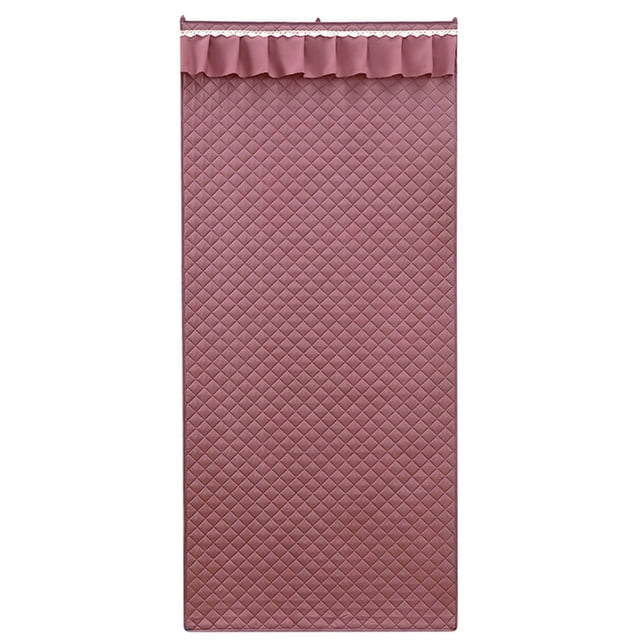 Amzcrzy Funda Nórdica, Sábana, Funda De Almohada De Satén, Cortina De Puerta Con Aislamiento Térmico, Se Adapta A Puertas Que Bloquean El Frío Y Retienen El Calor Del Invierno, Tela Mejorada Rellena